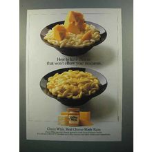 1985 Kraft Cheez Whiz Ad - Won't Elbow Your Macaroni