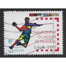 FRA 2001 3F 'WORLD HANDBALL CHAMPIONSHIPS' FINE USED (EBID55-928)