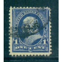 Used 264 1c Benjamin Franklin Just Clears M02797