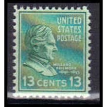 818 13c Millard Fillmore Fine MNH B0627