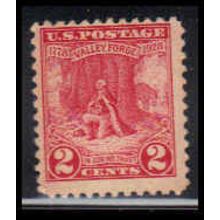 645 2c Valley Forge Barely Clears MNH O0975