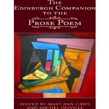 The Edinburgh Companion to the Prose Poem - Various Authors