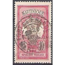 Martinique 1908 Michel 60 O Cote (2004) 0.60 € Femme locale Cachet rond