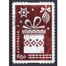Australia 2014 Christmas - Gift - Foiled / Embellished 65c s/a Used