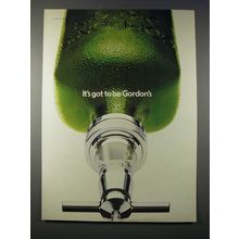 1977 Gordon's Gin Ad - It's Got to Be Gordon's
