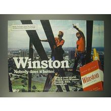 1982 Winston Cigarettes Ad - Nobody Does Better