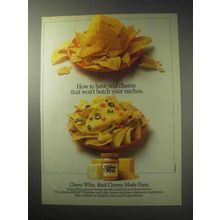1985 Kraft Cheez Whiz Ad - Won't Botch Your Nachos