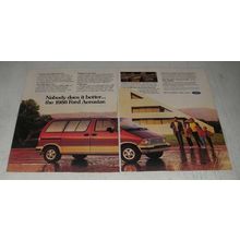 1988 Ford Aerostar Minivan Ad - Nobody Does it Better