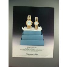 1988 Tiffany & Co. Watch Ad - Introducing Tiffany Time!