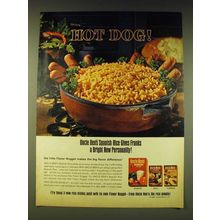 1964 Uncle Ben's Spanish Rice Ad - Hot dog!