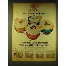 1964 Knorr Dips Ad - Be a wow of a Hostess