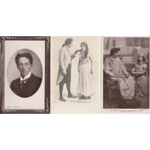 Forbes Robertson Cesar & Cleopatra 3x Postcard s