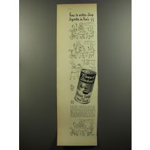1953 Crosse & Blackwell Onion Soup with Beef Stock Advertisement
