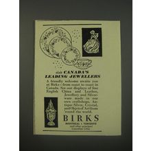 1956 Birks Jewellers Advertisement - Visit Canada's leading jewellers
