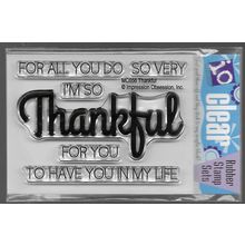 Thankful Clear stamps set. IO. Stamping. Cardmaking. Scrapbooking. Crafts.