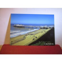 PIER FROM WEST CLIFF, CROMER, NORFOLK. unused postcard by J Salmon =