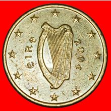 Ⰶ NORDIC GOLD (2002-2024): IRELAND ★ 50 EURO CENTS 2004!★LOW START★NO RESERVE