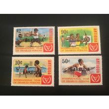 ICOLLECTZONE Barbuda 522-525 VF NH sports
