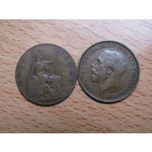 GB 1921 George V 1/2d Half Penny Coin