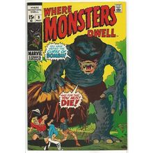 WHERE MONSTERS DWELL # 9 HI GRADE