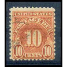 Used J84 10c Postage Due Average Plus WA1424
