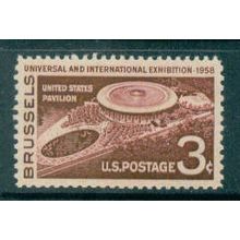 1104 3c Brussels Fine MNH MA0195
