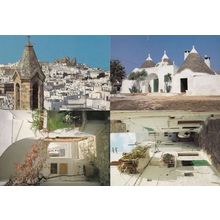 Houses In Ostuni 4x Italy Postcard s