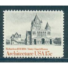 1839 15c Trinity Church Fine MNH MA0798