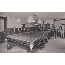 Posh Billiard Sports at Prince Albert Home Worthing Sussex Old Postcard