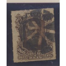 Brazil Stamp Scott #74, Used, Four Margins