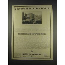 1913 Bucyrus 18-B Revolving Shovel Ad