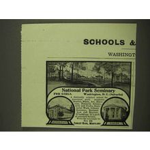 1913 National Park Seminary for Girls Ad - Gymnasium