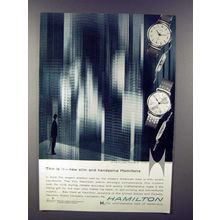 1960 Hamilton T-402, Thinline 4000 Watch Ad
