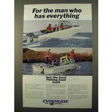 1966 Evinrude Sportsman Boat Ad - Has Everything