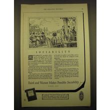 1924 Baird and Warner Ad - Sociability