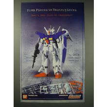 2002 Bandai Gundam Model Kits Advertisement - From pieces to masterpieces