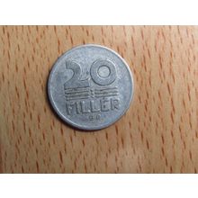 Hungary 1975 20 Filler Coin