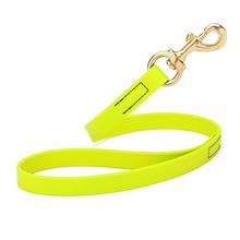 Dog Pet Leash with Brass Hardware W 3/4” L 20”, Safety Yellow