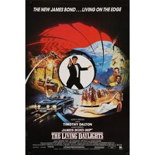 The Living Daylights Poster Canvas Movie Film Print A0 A1 A2 A3 A4 A5 A6 Art Wal