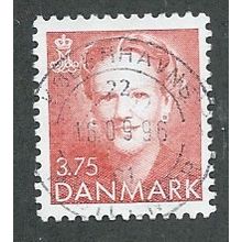 DEN 1990 3.75KR 'QUEEN MARGRETHE II' FINE USED (EBID43-021)