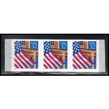 2915C 32c U.S. Flag Over Porch Very Fine MNH PNC 55555/3 12x12 PA3612