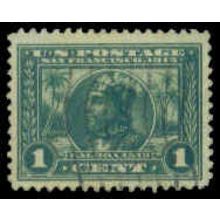 Used 397 1c Vasco Balboa Very Fine C3394