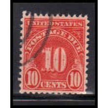 Used J84a 10c Postage Due Fine K1369