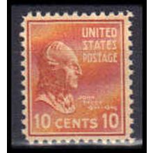 815 10c John Tyler Fine MNH B0400