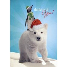 Thinking of You - Christmas Tree Free Greeting Card - 14756