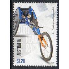 Australia 2023 Sporting Treasures - Kurt Fearnleys Racing W/chair $1.20 Sht Used