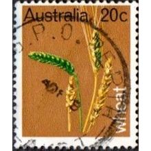 Australia 1969 $0.20c Value. Wheat. Fine Used
