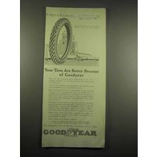 1917 Goodyear Tires Ad - Better Because