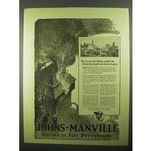 1918 Johns-Manville Asbestos Roofing Ad - The Lesson