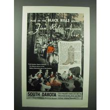 1947 South Dakota Tourism Ad - Black Hills Fun Rides